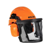 Casco protector con visera